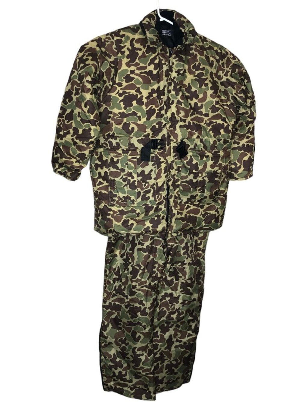 Flotation Jacket & Pants Camouflage Stearns Inc Hood Pockets Large Mens Womens